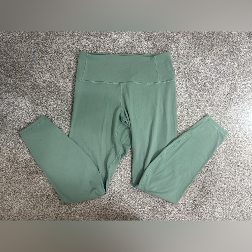 Patagonia Net Plus Recycled  Fishing Nets Green Leggings Mid Rise Womens M